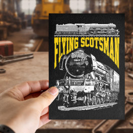 Flying Scotsman 1923 LNER-trein. Stoomlocomotief. Briefkaart