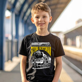 Flying Scotsman 1923 LNER Trein. Stoomlocomotief. T-shirt