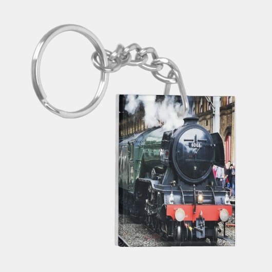 Flying Scotsman AcrylKey Ring Sleutelhanger (Voorkant Links)