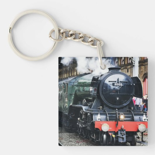 Flying Scotsman AcrylKey Ring Sleutelhanger (Voorkant)