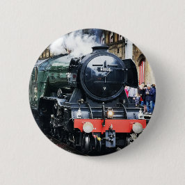Flying Scotsman Badge Ronde Button 5,7 Cm
