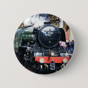 Flying Scotsman Badge Ronde Button 5,7 Cm