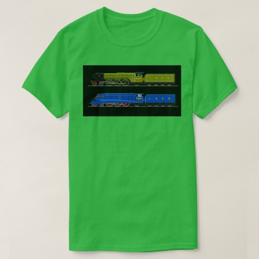 Flying Scotsman en de Mallard T-shirt (Design voorkant)