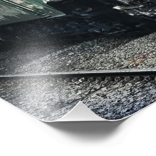 Flying Scotsman Foto Afdruk (Hoek)