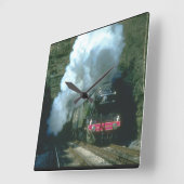 Flying Scotsman gepakt between_Steam Trains Vierkante Klok (Hoek)