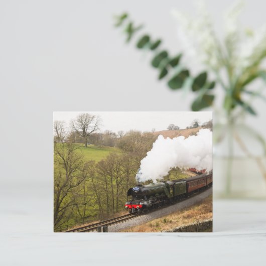 Flying Scotsman in Goathland Briefkaart (Staand voorkant)
