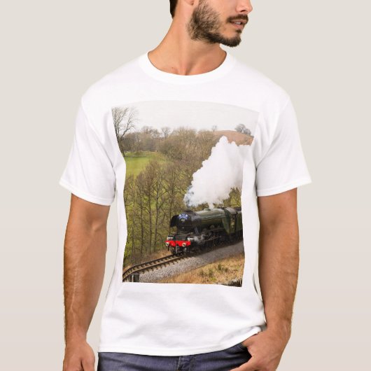 Flying Scotsman in Goathland T-shirt (Voorkant)
