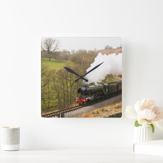 Flying Scotsman in Goathland Vierkante Klok (Huis)