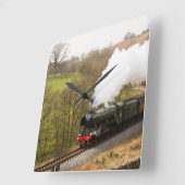 Flying Scotsman in Goathland Vierkante Klok (Hoek)