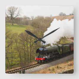 Flying Scotsman in Goathland Vierkante Klok