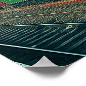 Flying Scotsman in Station illustrstion Poster (Hoek)