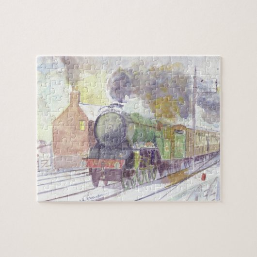 Flying Scotsman jigzaadpuzzel Legpuzzel (Horizontaal)