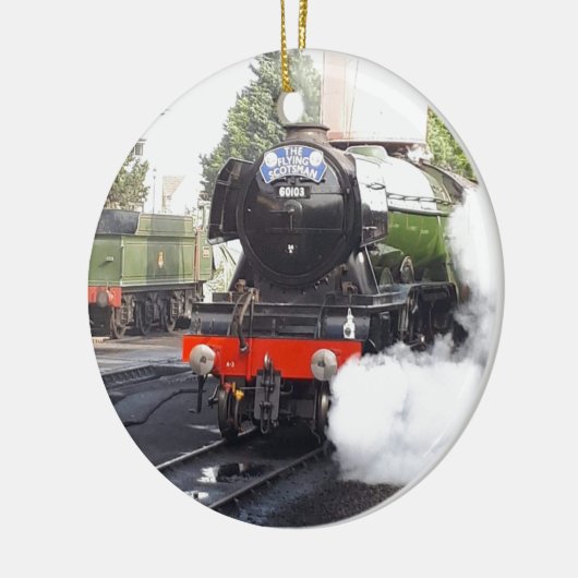 Flying scotsman keramisch ornament (Links)