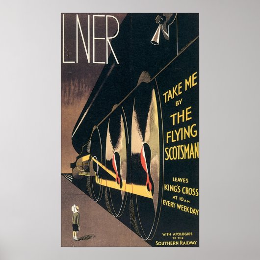 Flying Scotsman Liner Poster (Voorkant)