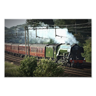 Flying Scotsman Op De Hoofdlijn (5539) Foto Afdruk