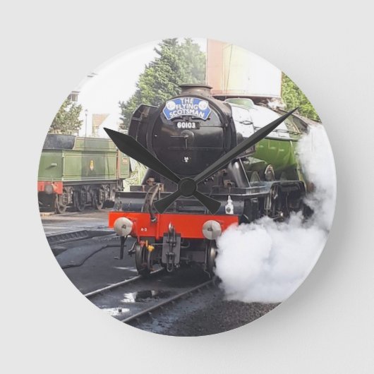 Flying scotsman ronde klok (Voorkant)