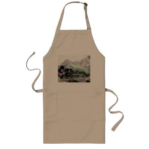 Flying Scotsman Steam Engine Apron Lang Schort
