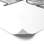 Flying Scotsman – Steam Locomotive Illustration Poster (Hoek)