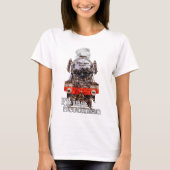 Flying Scotsman – Steam Locomotive Illustration T-shirt (Voorkant)