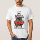 Flying Scotsman – Steam Locomotive Illustration T-shirt (Voorkant)