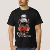 Flying Scotsman – Stoomlocomotief Illustratie T-shirt (Voorkant)
