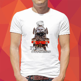 Flying Scotsman – Stoomlocomotief Illustratie T-shirt