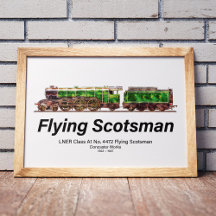 Flying Scotsman Stoomtrein Engelse Locomotief