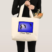 Flying Seagulls Bag Grote Tote Bag (Voorkant (product))