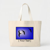 Flying Seagulls Bag Grote Tote Bag (Voorkant)