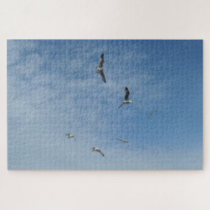 Flying Seagulls Jigzaag Puzzle Legpuzzel