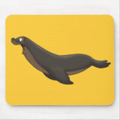 Flying Seal Mousepad Muismat (Voorkant)