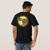 Flying Sharp-shinned Hawks T-shirt (Achterkant volledig)