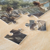 Flying Ship Whimsical Sky Voyage Adventur Legpuzzel (Zijkant)