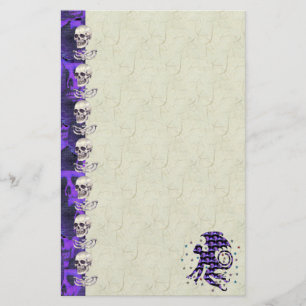 Flying Skull Monkey Briefpapier
