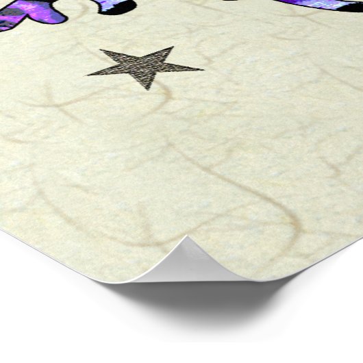 Flying Skull Monkey Poster (Hoek)