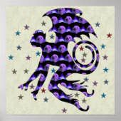 Flying Skull Monkey Poster (Voorkant)