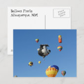 Flying Skunk Briefkaart (Voorkant / Achterkant)