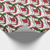 "Flying Small" Abstract Design Wrapping Paper Cadeaupapier (Hoek)