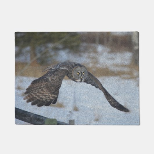 Flying Snow Deurmat (Voorkant)