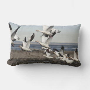 Flying Snow Geese Kussen