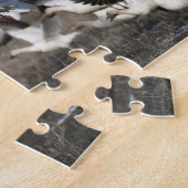 Flying Snow Geese Legpuzzel (Zijkant)