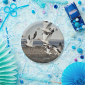 Flying Snow Geese Papieren Bordje (Feest)