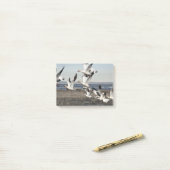 Flying Snow Geese Post-it® Notes (Op bureau)