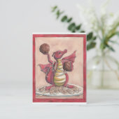 Flying Spaghetti Dragon Briefkaart (Staand voorkant)