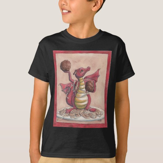 Flying Spaghetti Dragon T-shirt (Voorkant)
