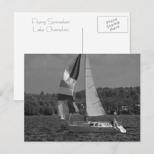 Flying Spinnaker Briefkaart (Voorkant / Achterkant)