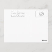 Flying Spinnaker Briefkaart (Achterkant)