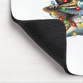 Flying Squirrel Christmas Lights Tee Merry Squirre Muismat (Hoek)