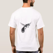 Flying Squirrel Fun Mannen T-Shirt (Achterkant)