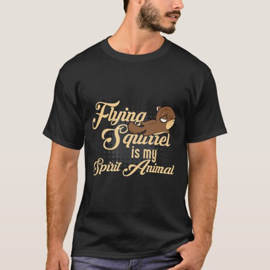 Flying Squirrel Is My Spirit Animal-Skydiving Wing T-shirt (Voorkant)